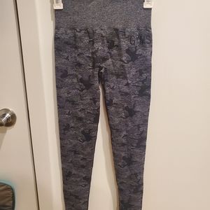 Gymshark Black Camo Leggings